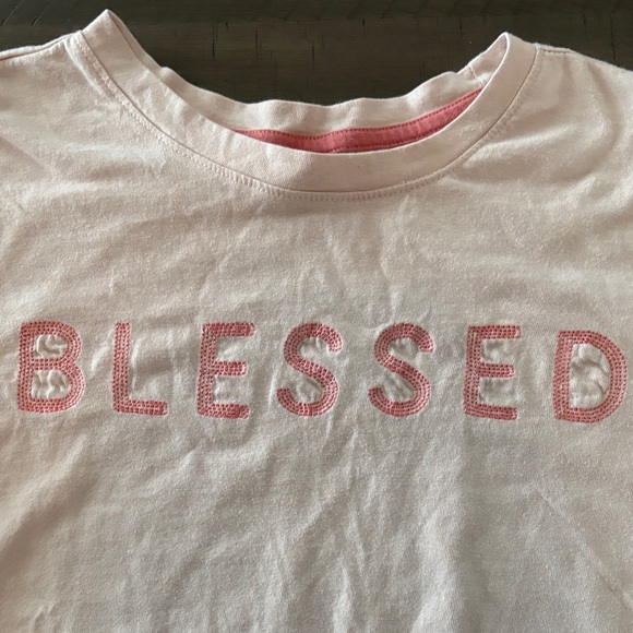 Pink 'Blessed' Women’s Tshirt - Picture 3 of 4